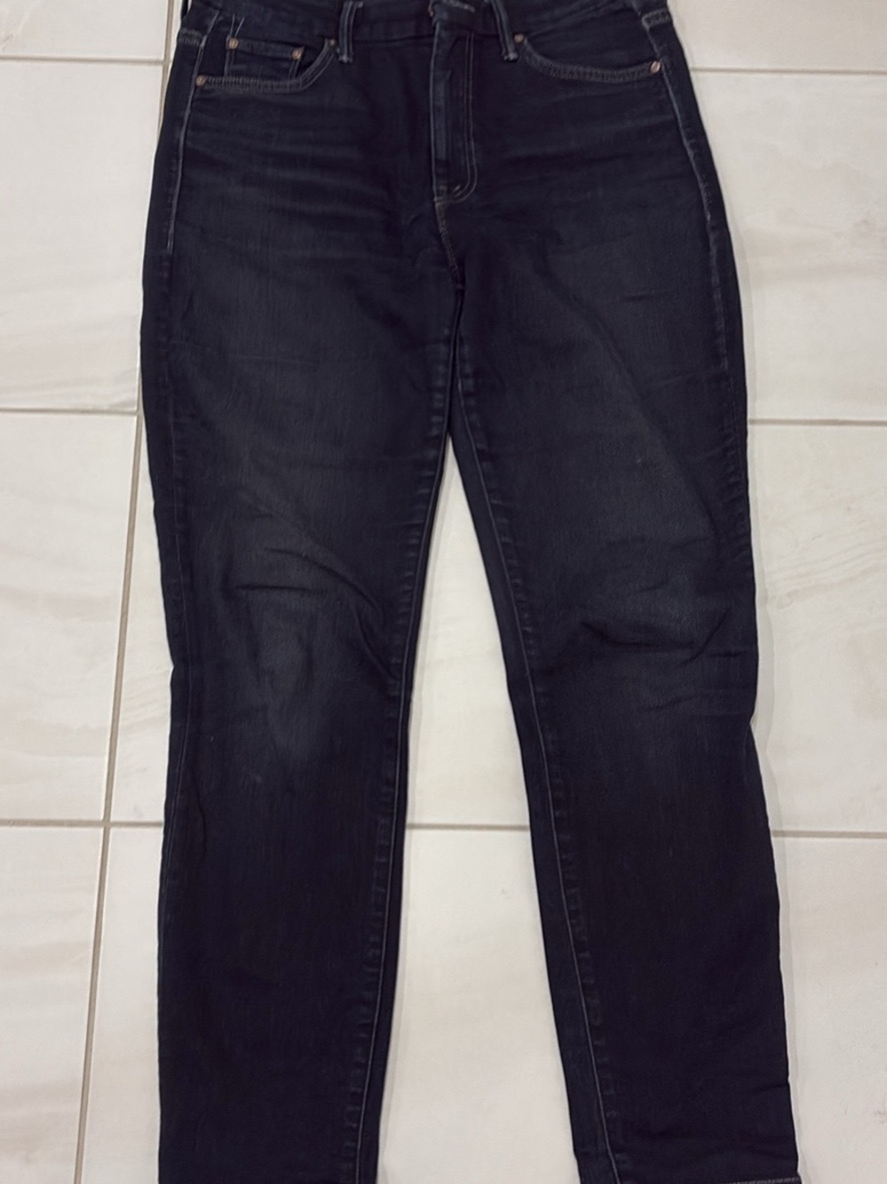 MOTHER Black Skinny Jeans - Sleek High-Rise Fit